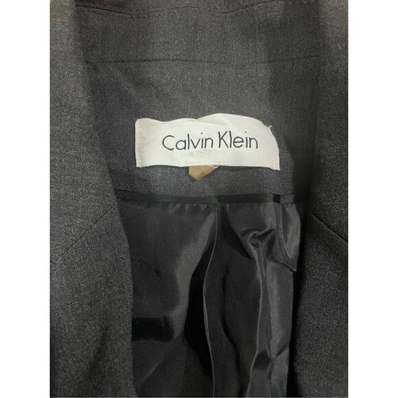 Calvin Klein womens blazer charcoal gray size med - Picture 3 of 8
